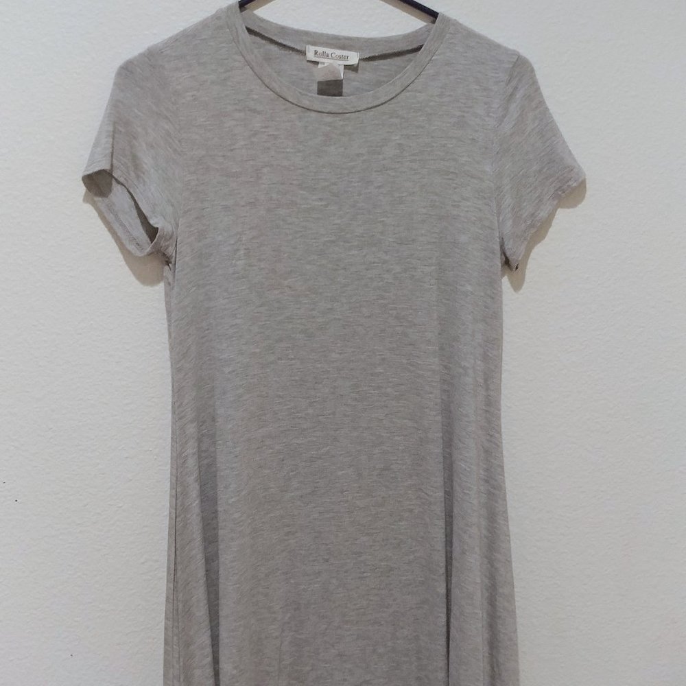 Gray Tee Shirt Dress